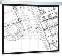 Настенно-потолочный рулонный экран Cactus Wallscreen 16:9, 124.5x221 см, белый CS-PSW-124X221 359034