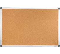Пробковая доска CS-CBD-60X90 коричневый, 60x90 см, алюминиевая рама, пробка/алюминий Cactus 1070271