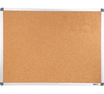 Пробковая доска CS-CBD-90X120 коричневый, 90x120 см, алюминиевая рама, пробка/алюминий Cactus 1070272