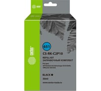 Заправочный набор CS-RK-C2P10 N651 черный30мл для HP DJ 5575/5645 CACTUS 1607026