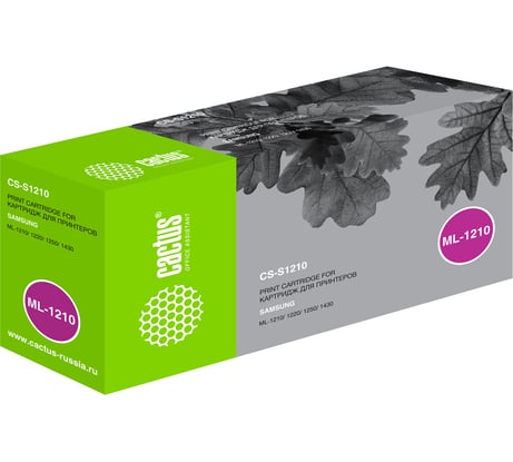Лазерный картридж Cactus ml-1210d3 черный, 2500 страниц, для samsung ml-1210/1220/1250/1430 CS-S1210 690225