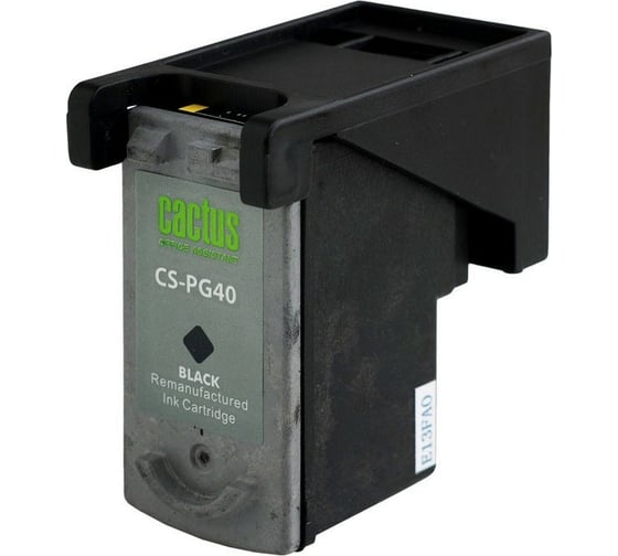 Струйный картридж для canon pixma mp150/mp160/mp170/mp180/mp210/mp220/m Cactus черный 18 мл CS-PG40 690144