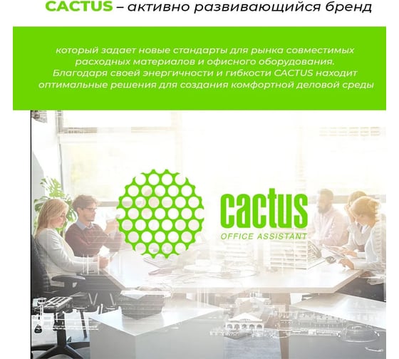 Матричный картридж для epson lx350/lq350/erc19/vp80k Cactus черный CS-LX350 476930