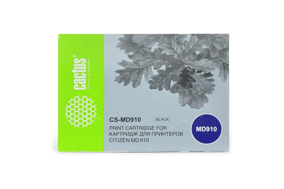 Матричный картридж для citizen md-910 Cactus черный CS-MD910 807476 -  выгодная цена, отзывы, характеристики, фото - купить в Москве и РФ