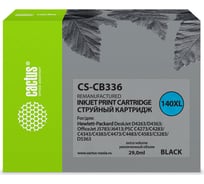 Струйный картридж для hp dj d4263/d4363/dj j5783/j6413/psc c427 Cactus №140xl черный 29 мл CS-CB336 807139