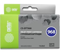 Струйный картридж для epson stylus photo r2880 Cactus t0968 черный матовый 13 мл CS-EPT968 727405