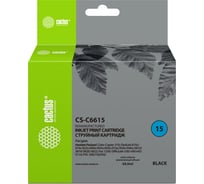 Струйный картридж для hp cc 310/dj 810c/816c/825c/840c/843c/845c/9 Cactus №15 черный 44 мл CS-C6615 256582