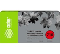 Струйный картридж для canon imageprograf tx-2000/tx-3000/ Cactus черный матовый 700 мл CS-PFI710MBK 1455941