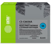 Струйный картридж CS-C6656A для hp 450/5145/5150/5151/5550/5552/5650/5652/5 №56 черный 20 мл Cactus 256592