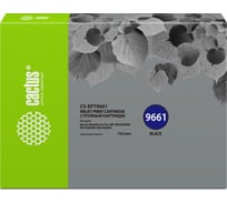 Струйный картридж для epson workforce pro wf-m5299dw/m5799dwf Cactus t9661 черный 795 мл CS-EPT9661 1387953