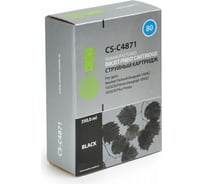 Струйный картридж для hp dj 1050c/1055cm/1000 Cactus №80 черный CS-C4871 790528