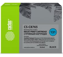 Струйный картридж для hp dj 5743/5943/6543/6623/6843/6943/6983/98 Cactus №131 черный 20 мл CS-C8765 256662