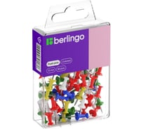Силовые кнопки BERLINGO 50 шт, ассорти, пластиковая упаковка PN5000