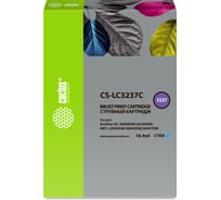 Струйный картридж Cactus голубой, 18.4 мл, для brother hl-j6000dw/j6100dw CS-LC3237C 1593610