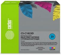 Струйный картридж Cactus №23 голубой, пурпурный, желтый, 39 мл, для hp dj 712c/720c/722c/810/ CS-C1823D 807078