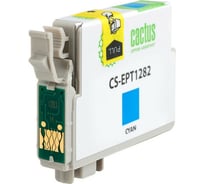 Струйный картридж Cactus t1282 голубой, 7 мл, для epson stylus s22/s125/sx420/sx425/office CS-EPT1282 690140