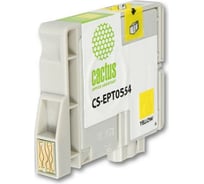 Струйный картридж Cactus t0554 желтый, 16 мл, для epson stylus rx520/stylus photo r240 CS-EPT0554 727351