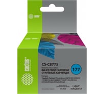 Струйный картридж Cactus №177 светло-пурпурный, 11.4 мл, для hp ps 3213/3313/8253/c5183/c618 CS-C8775 253089