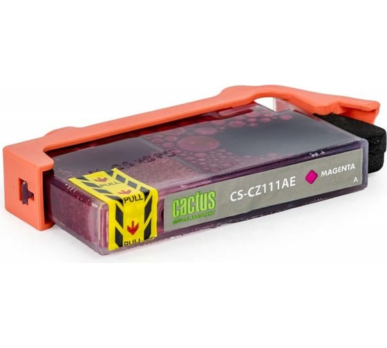 Струйный картридж Cactus №655 пурпурный, 14.6 мл, для hp dj ia 3525/5525/4525 CS-CZ111AE 807160 1
