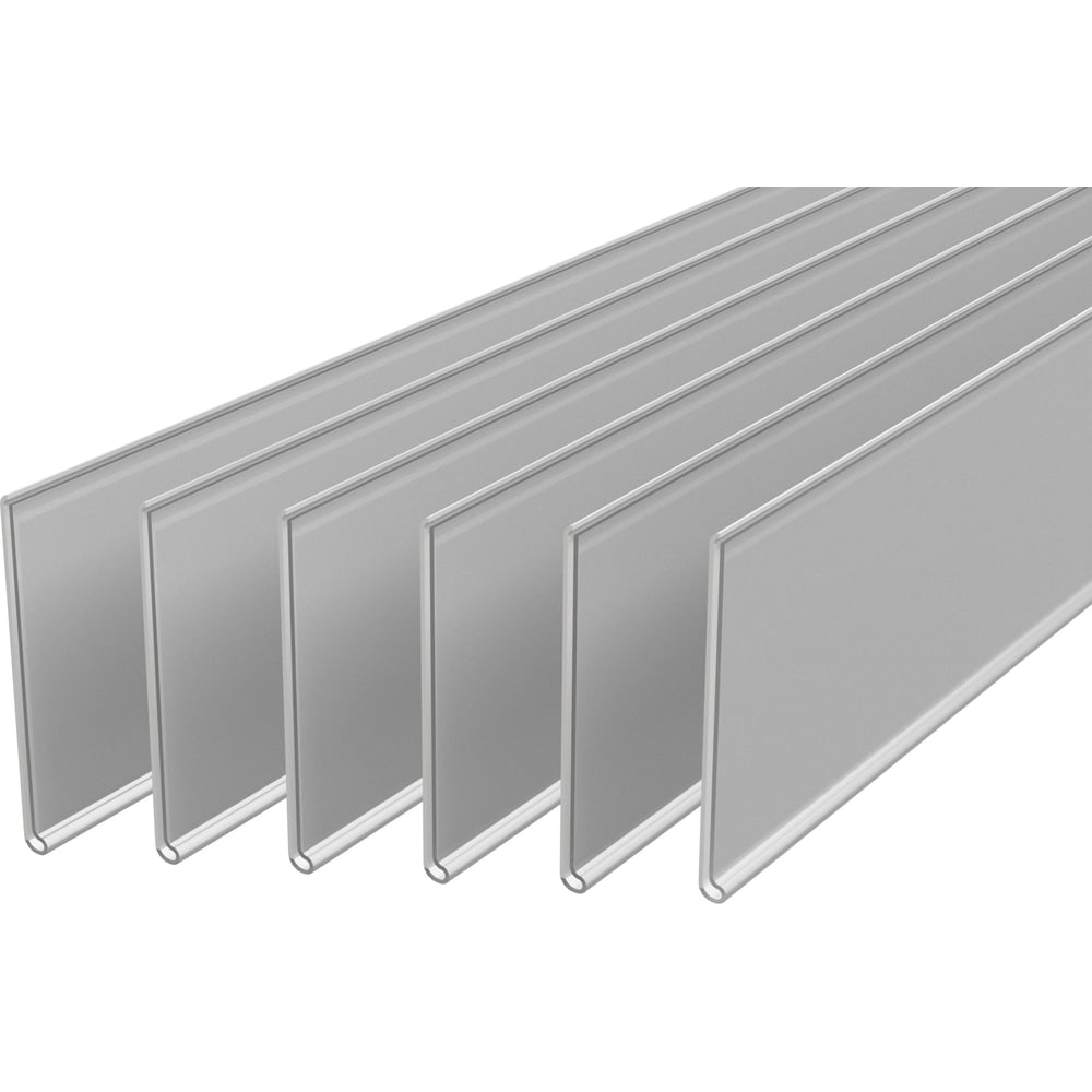 Самоклеющийся ценникодержатель ПК МАГС dbr39 1000 мм белый 10 шт в ...