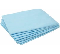 Одноразовые нестерильные простыни ЧИСТОВЬЕ 20 шт., 160x200 см, СМС, 14 г/м2, голубые 02-901 630208