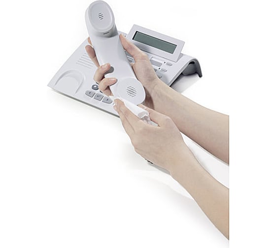 Салфетки для чистки телефонов DURABLE TELEPHONE CLEAN BOX, 50 шт., в индивидуальной упаковке 578502