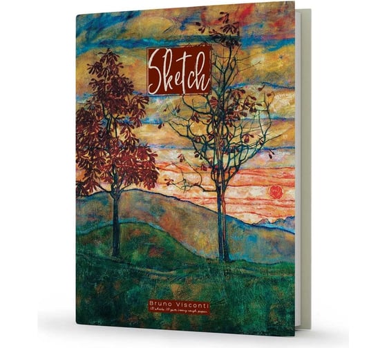 Скетчбук Bruno Visconti SKETCHBOOK BV B5 184х257мм 120 листов бежевый 110 г в мягком переплете 3 вида микс 1-514
