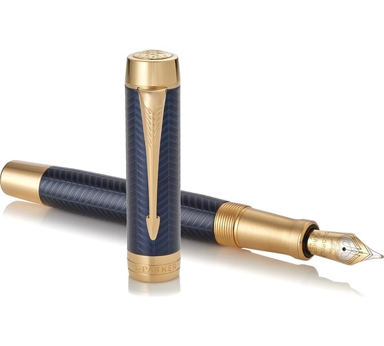 Перьевая ручка Parker Duofold - Blue Chevron GT, F 1931369