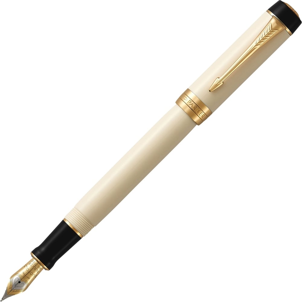 Перьевая ручка Parker Duofold - Ivory/Black GT, F 1931391 - выгодная ...