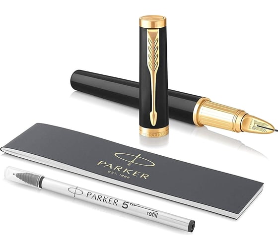 Ручка Parker Ingenuity - LaqBlack GT, 5th пишущий узел, F 1931462