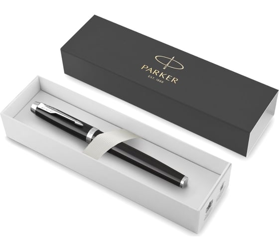 Перьевая ручка Parker IM Core - Black CT, F 1931644