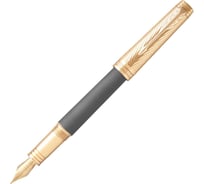 Перьевая ручка Parker Premier - Storm Grey GT, F 1931435