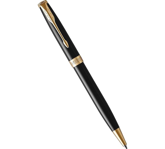 Подарочный набор Parker Sonnet - LaqBlack GT, шариковая ручка+чехол 2018972