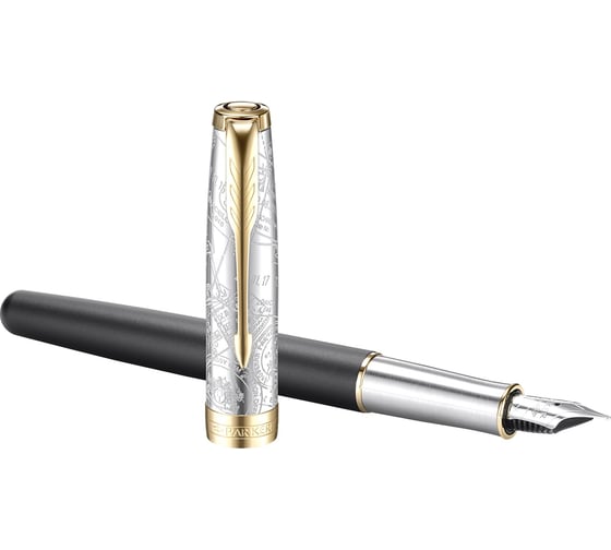 Перьевая ручка Parker Sonnet - Matte Black GT, F 2054834