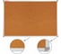 Пробковая доска BRAUBERG 70x50 см, алюминиевая рамка 238187 2