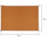Пробковая доска BRAUBERG 70x50 см, алюминиевая рамка 238187 14