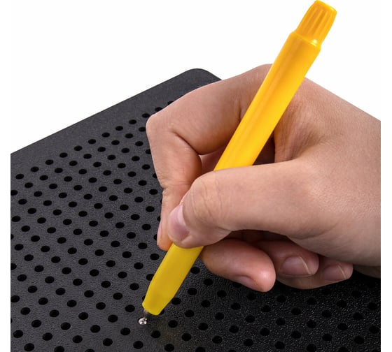 Магнитный планшет-доска для рисования BRAUBERG Magpad Medium Kids 17x21 см, 380 шариков 664921