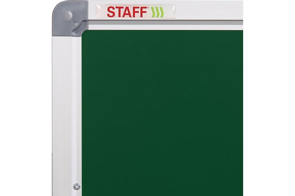 Магнитная доска для мела Staff 3-х элементная, 100x150/300 см,  дополнительная линия/клетка, зеленая 238011 - выгодная цена, отзывы,  характеристики, фото - купить в Москве и РФ