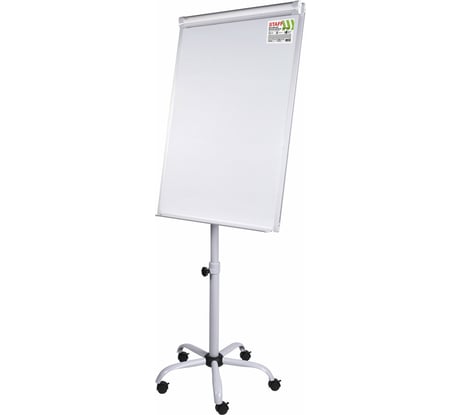 Магнитно-маркерная доска-флипчарт Staff 70x100 см, передвижная, на пятилучии 238003