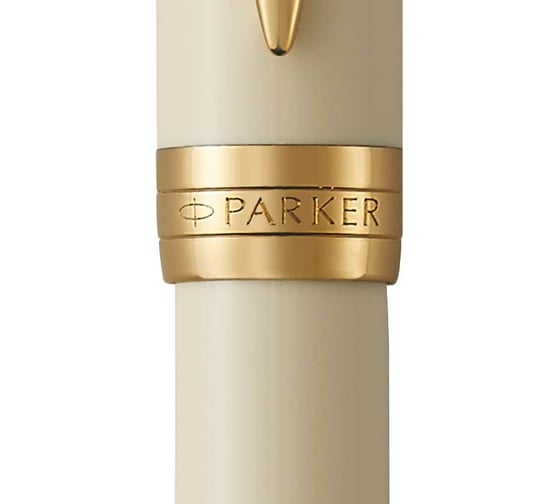 Ручка-роллер Parker Duofold - White/Black GT, F 1931395