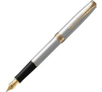 Перьевая ручка Parker Sonnet Core - Stainless Steel GT, F, BL 1931504