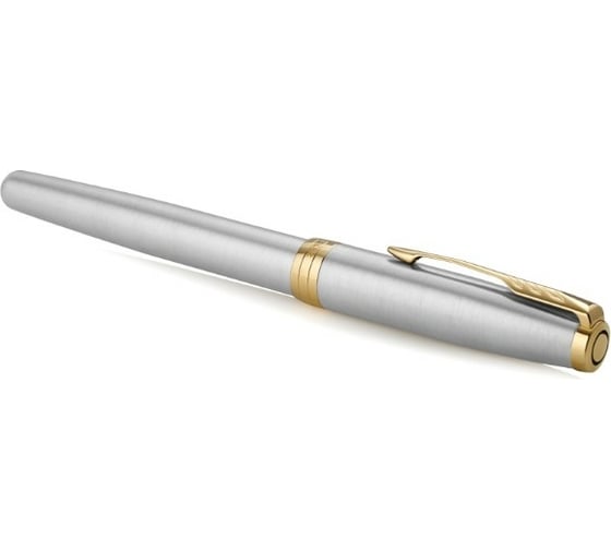 Перьевая ручка Parker Sonnet Core - Stainless Steel GT, F, BL 1931504