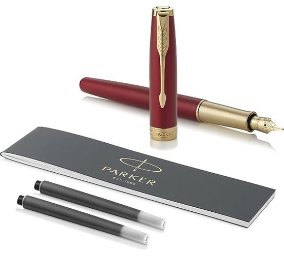 Перьевая ручка Parker Sonnet Core - LaqRed GT, M, BL 1931478