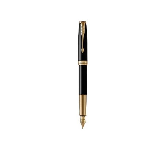 Перьевая ручка Parker Sonnet Core - LaqBlack GT, F, BL 1931527 1