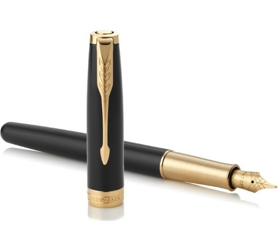 Перьевая ручка Parker Sonnet Core - LaqBlack GT, F, BL 1931527