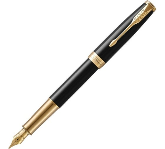 Перьевая ручка Parker Sonnet Core - LaqBlack GT, F, BL 1931527