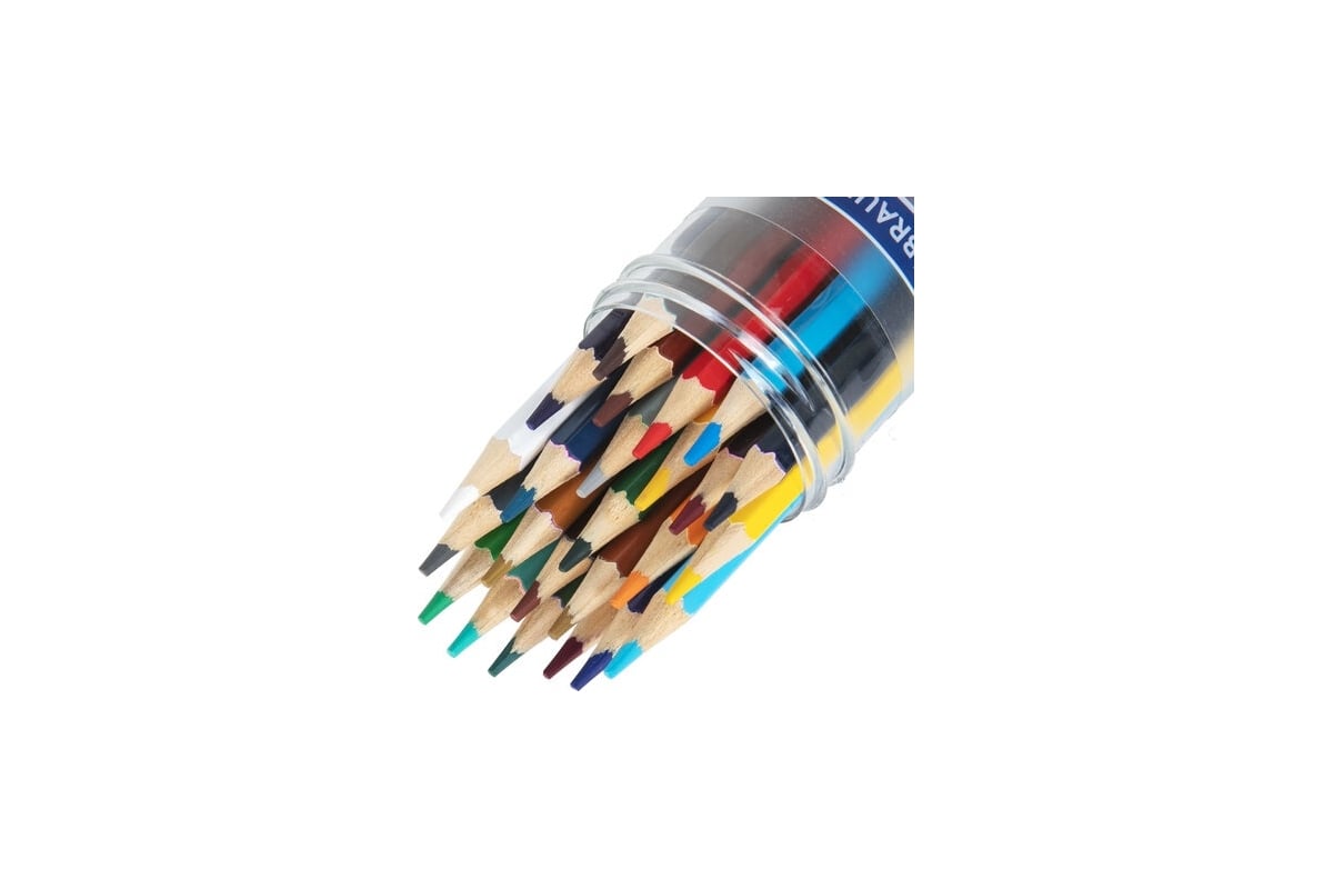 Цветные мягкие двусторонние карандаши BRAUBERG Premium Twin Colour 24 ...