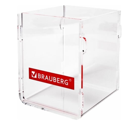 Стакан под письменные принадлежности BRAUBERG 10x7.5x7.5 см 505920
