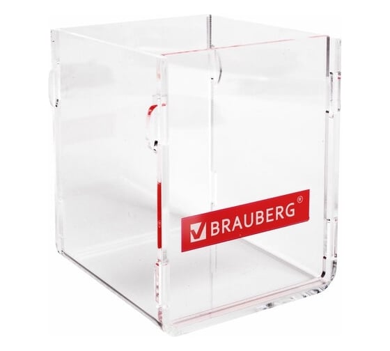 Стакан под письменные принадлежности BRAUBERG 10x7.5x7.5 см 505920