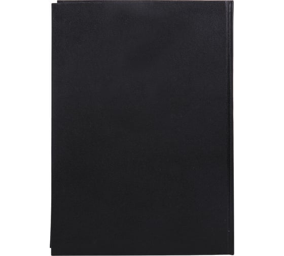 Книга учета BRAUBERG 96 л, клетка, твердая, бумвинил, офсет, герб, А4, 200x290 мм, черная 130275